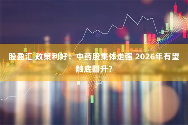 股盈汇 政策利好！中药股集体走强 2026年有望触底回升？