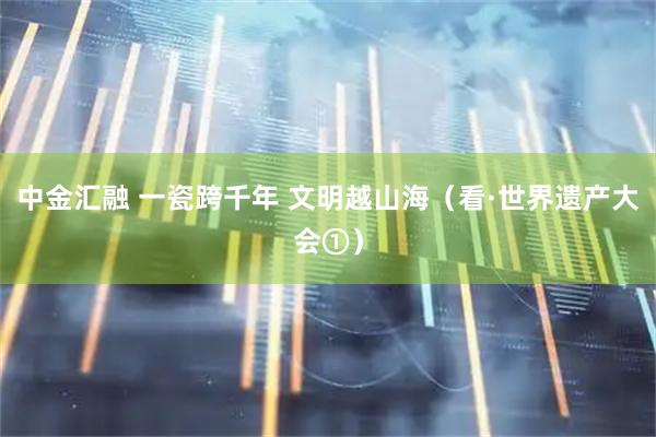 中金汇融 一瓷跨千年 文明越山海（看·世界遗产大会①）